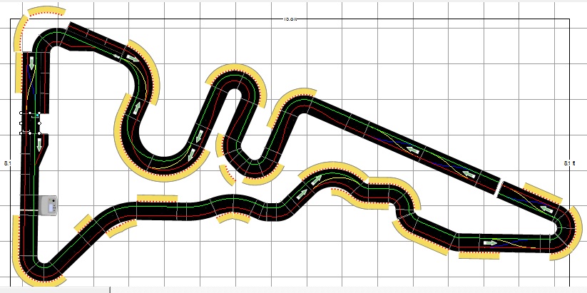 CotA Phase 1 track designed with UR3