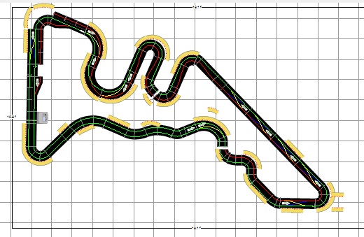 Circuit of the Americas Scalextric Slot Car Track