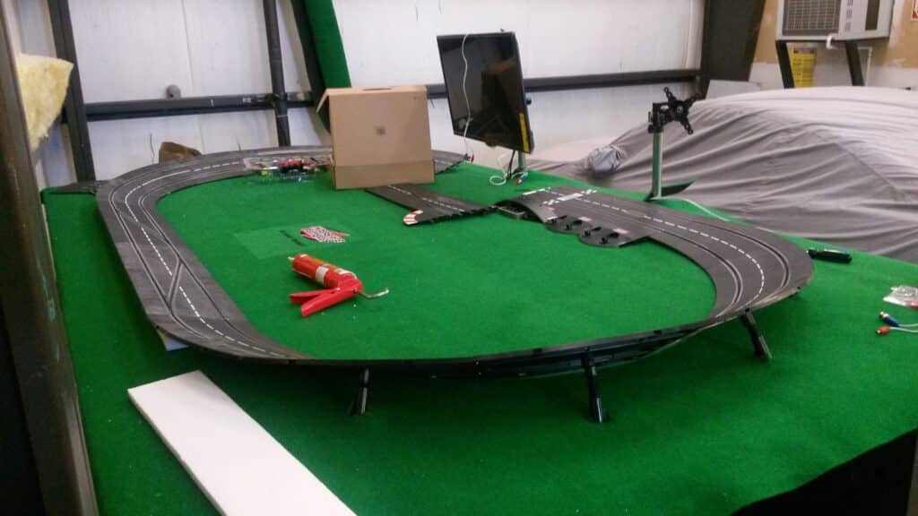 Interstate Batteries slot car track