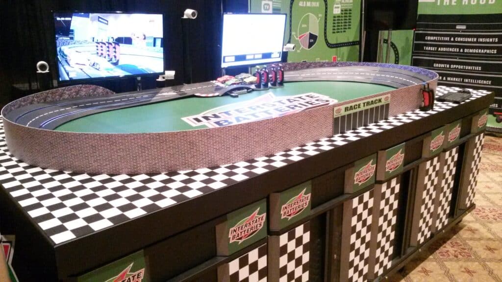 Interstate Batteries slot car track