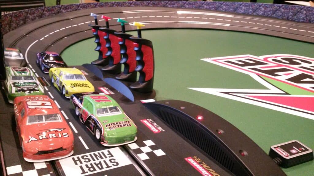 Interstate Batteries slot car track