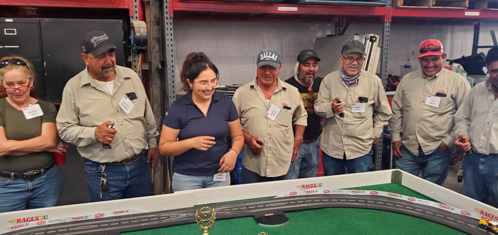 slot car team building