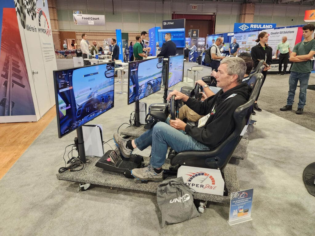 trade show simulator racing
