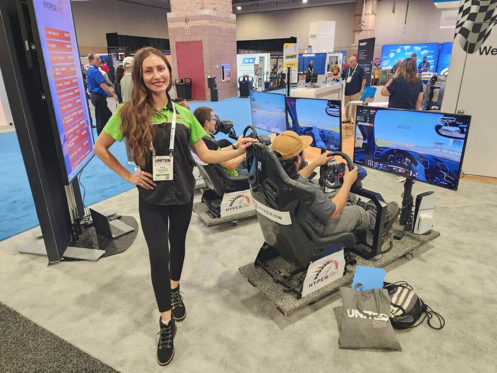 racing simulator trade shows