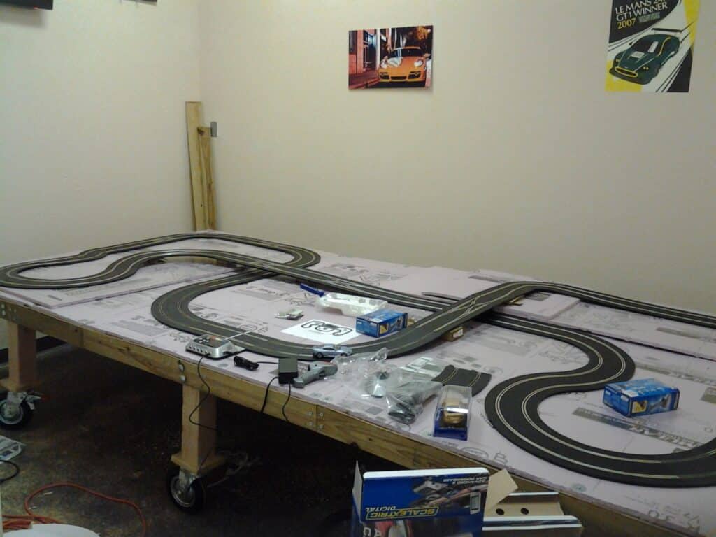 USAA Slot car track corporate event