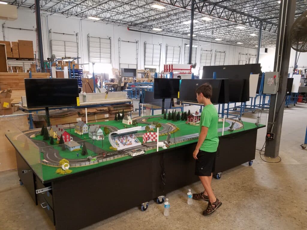 Infor Slot Car Track Corporate Event