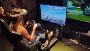VR racing simulators
