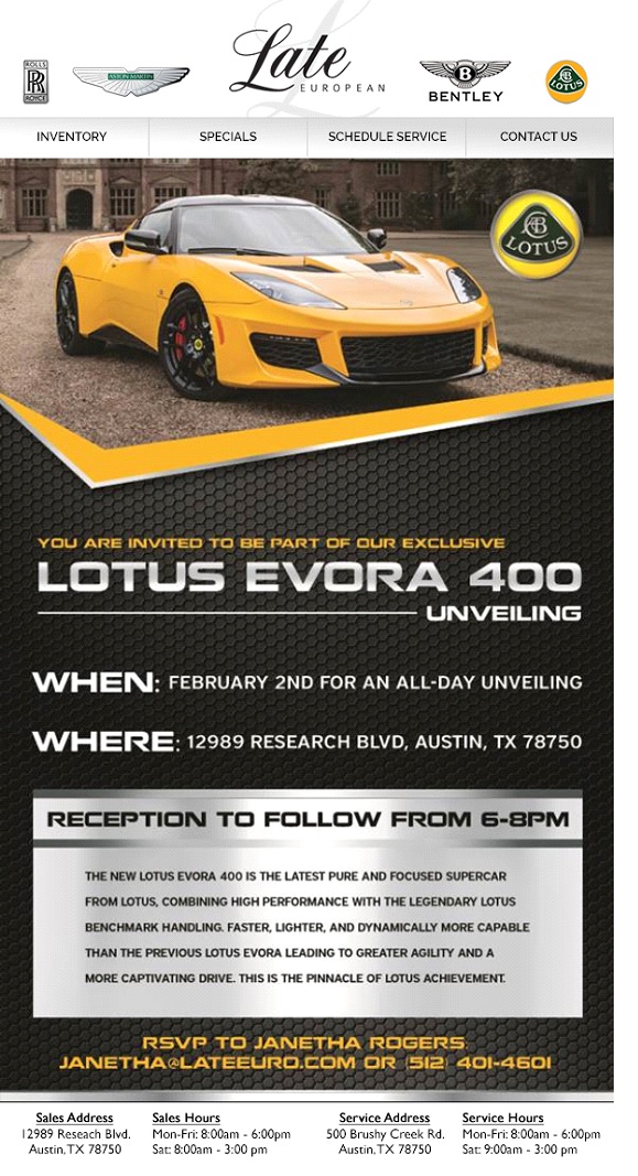 Lotus Unveiling