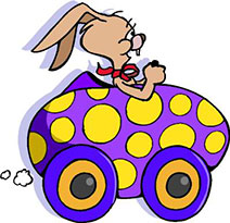 easter-bunny-driving