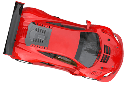 red slot car