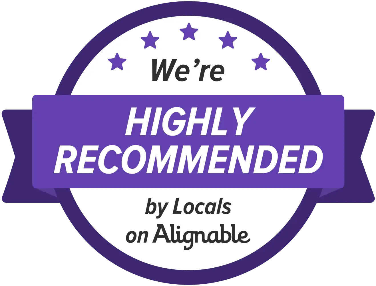 alignable highly recommended badge
